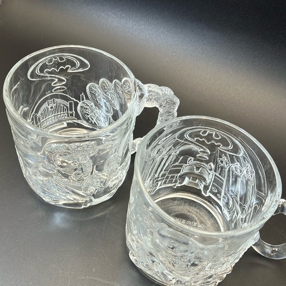 Batman Forever McDonald’s Villian Glass Mug Set- 1995 - Picture 16 of 16